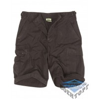 Шорты-бермуды US BERMUDA R/S CO PREWASH черные