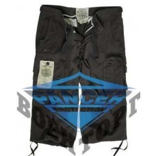 Бриджи военные BLACK PREWASH AIR COMBAT 3/4 PANTS