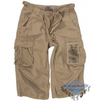 Бриджі військові KHAKI PREWASH AIR COMBAT 3/4 PANTS