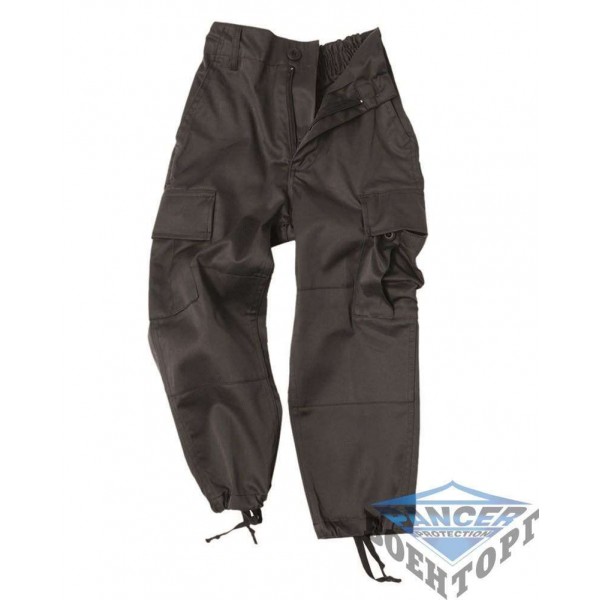 Дитячі тактичні штани US KIDS BDU STYLE PANTS чорні тактичні штани US KIDS BDU STYLE PANTS чорні - 3219016