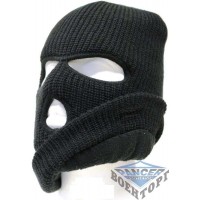 Балаклава KOPFHAUBE BALACLAVA 3-LOCH THINSUL™ чорна