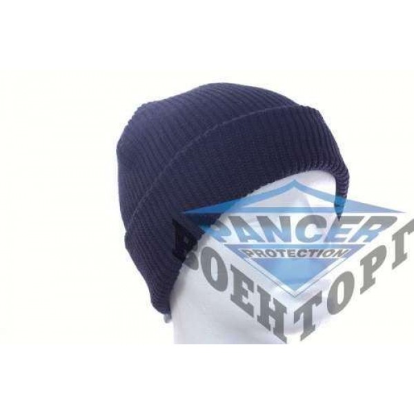 Шапка ROLLSTRICKMUTZE PAN DK.BLAU синяя - 3219032