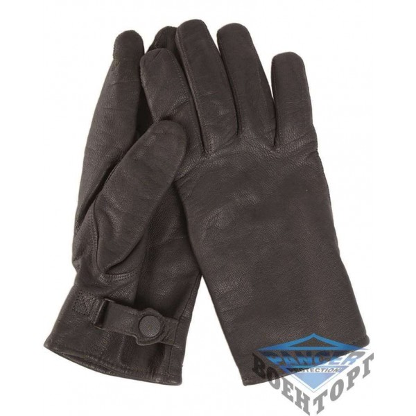 Кожаные перчатки GERMAN LINED GOAT LEATHER GLOVES черные - 3219046