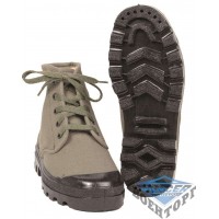 Кеды тактические FRANZ.COM.SCHUHE CANVAS 5-LOCH олива