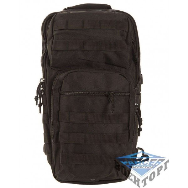 Рюкзак тактичний на одну лямку чорний - 3219108