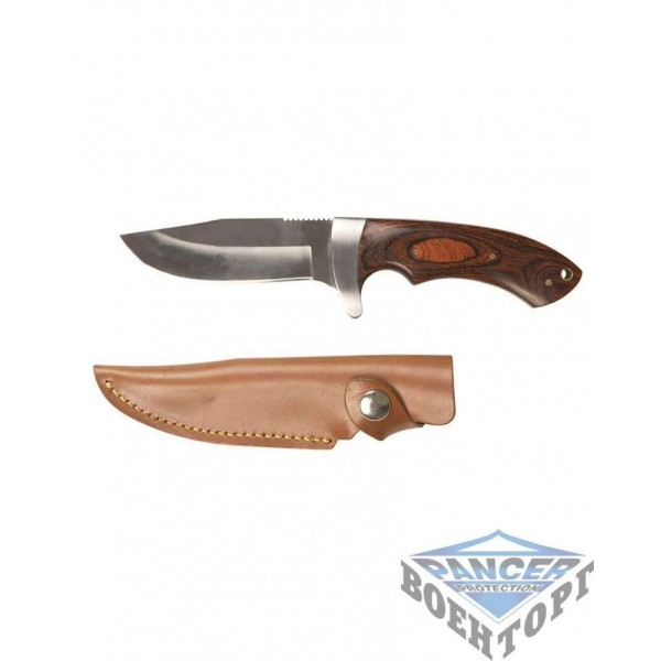 Охотничий нож HUNTING KNIFE WITH WOODEN HANDLE - 3219157