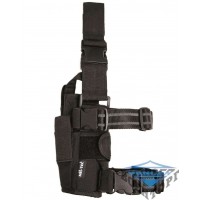 Кобура на ногу BLACK ADJUSTABLE CORDURA LEG HOLSTER