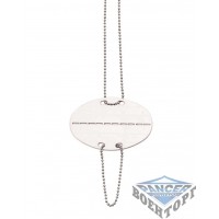 Армійський жетон з ланцюжком GERMAN DOG TAG SET WITH CHAIN