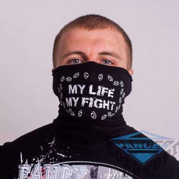 Баф с принтом my life my fight - 3243098