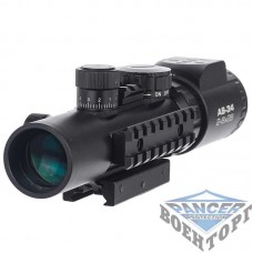 Оптичний приціл KONUS KONUSPRO AS-34 2-6x28 MIL-DOT IR