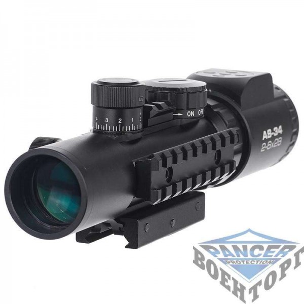 Оптический прицел KONUS KONUSPRO AS-34 2-6x28 MIL-DOT IR - 3277663