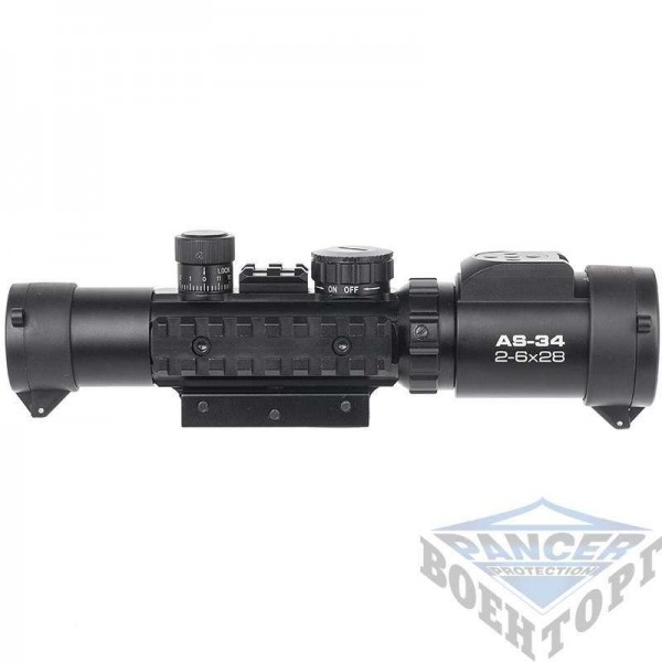 Оптический прицел KONUS KONUSPRO AS-34 2-6x28 MIL-DOT IR - 3277663 Оптический прицел KONUS KONUSPRO AS-34 2-6x28 MIL-DOT IR - 3277663