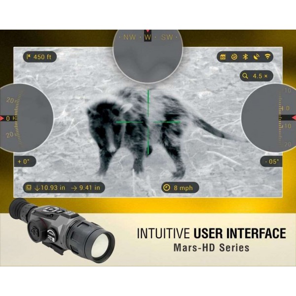 Тепловизионный прицел ATN MARS-HD 640 5-50X (50 Гц, 640х480, 2500м) (под заказ) - 3286320