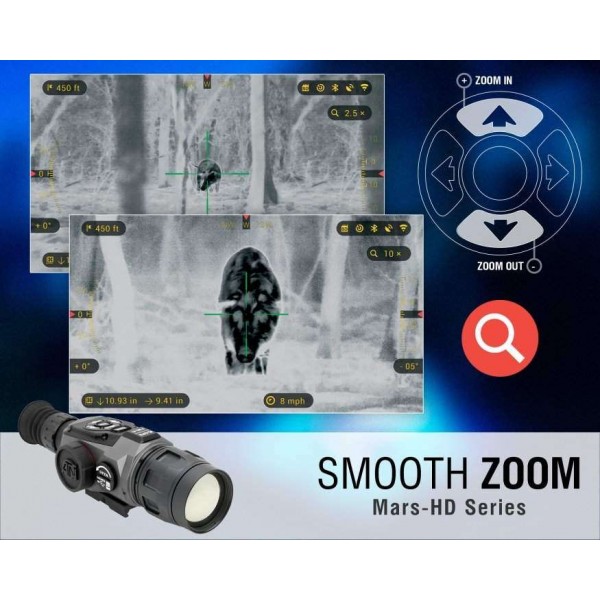 Тепловизионный прицел ATN MARS-HD 640 5-50X (50 Гц, 640х480, 2500м) (под заказ) - 3286320