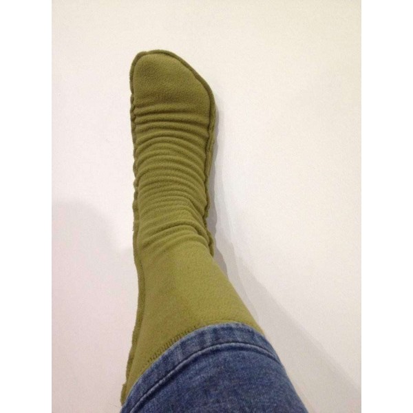 Термошкарпетки, флісові шкарпетки зимові Світла олива - 3288519 Термошкарпетки, флісові шкарпетки зимові Світла олива - 3288519