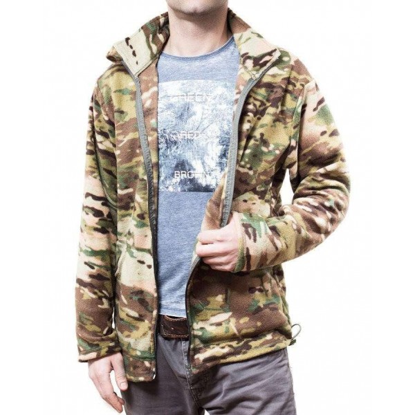 Кофта флісова, DFLEECE - 240 гр/м мультикам - 3288554 Кофта флісова, DFLEECE - 240 гр/м мультикам - 3288554