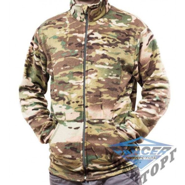 Кофта флисовая, DFLEECE - 240 гр/м мультикам - 3288554