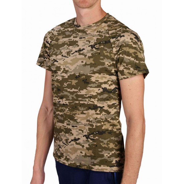 Футболка, ХБ, Пиксель ВСУ - 3288559 Футболка, ХБ, Пиксель ВСУ - 3288559