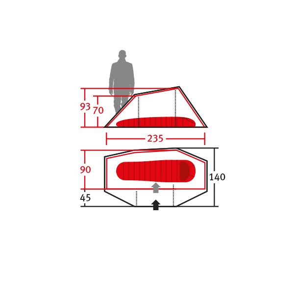 Намет Wechsel Aurora 1 Zero-G (Pear) + килимок надувний 1 шт - 3297980 Намет Wechsel Aurora 1 Zero-G (Pear) + килимок надувний 1 шт - 3297980