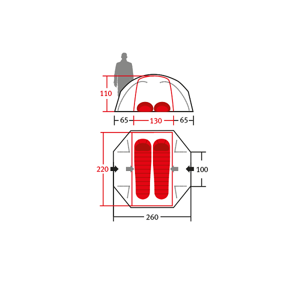 Палатка Wechsel Challenger 2 Zero-G (Pear) + коврик надувной 2 шт - 3297983 Палатка Wechsel Challenger 2 Zero-G (Pear) + коврик надувной 2 шт - 3297983