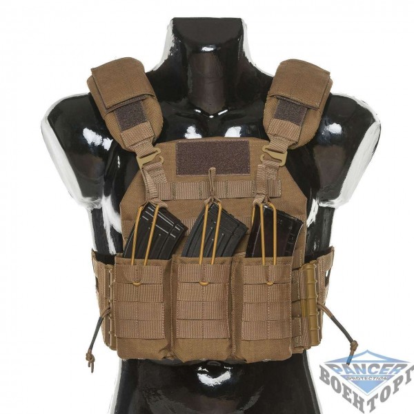Бронежилет Plastoon Plate Carrier LtC Coyote AK-Open - 3298463