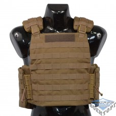 Чехол бронежилет Plastoon 3 Coyote