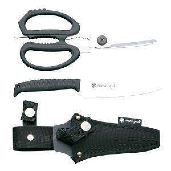 Н-р Snow Peak GK-100 кухонний ножиці+ніж - 3307838 Н-р Snow Peak GK-100 кухонний ножиці+ніж - 3307838