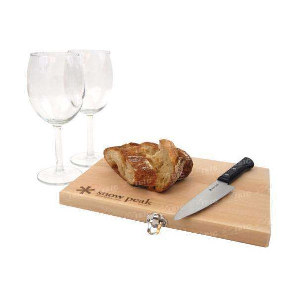 Нож кух. Snow Peak CS-207 Cutting Board Set M + разделочная доска - 3307925 Нож кух. Snow Peak CS-207 Cutting Board Set M + разделочная доска - 3307925