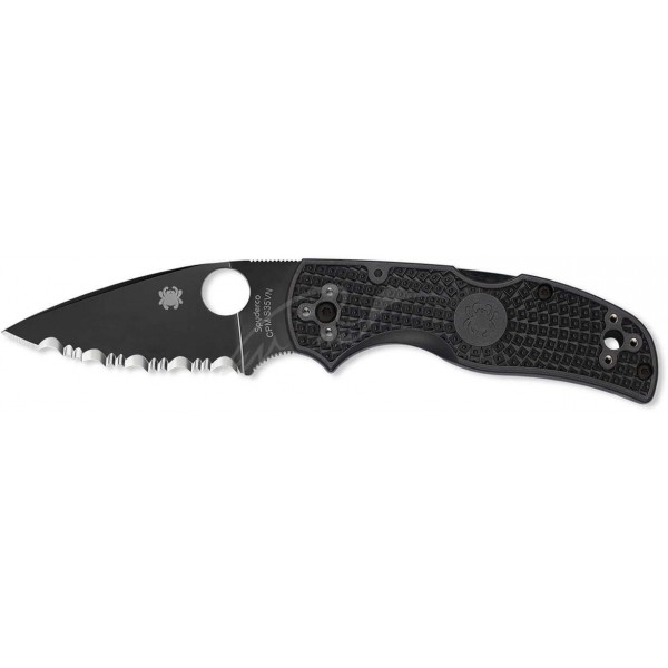 Ніж Spyderco Native 5 Black Blade serrated - 3308088