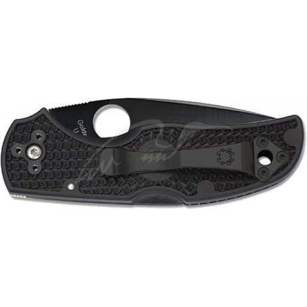 Ніж Spyderco Native 5 Black Blade half serrated - 3308134