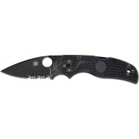 Нож Spyderco Native 5 Black Blade half serrated