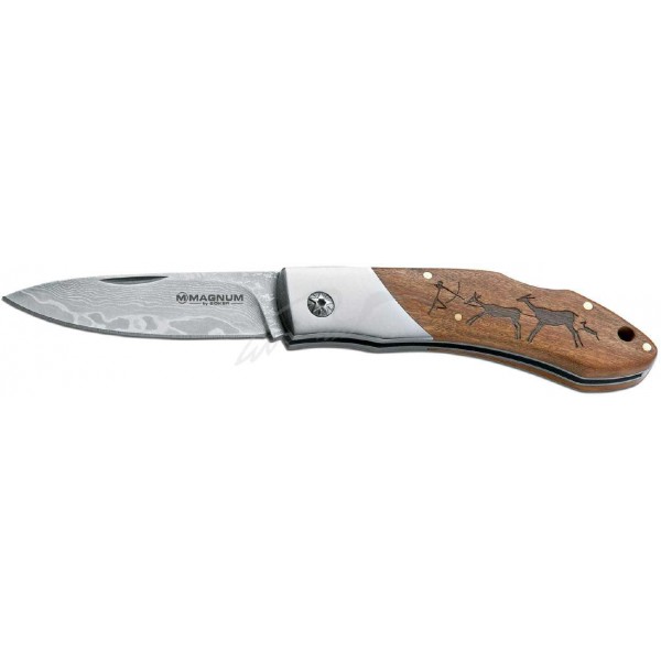 Нож Boker Magnum Caveman Damast - 3308179 Нож Boker Magnum Caveman Damast - 3308179