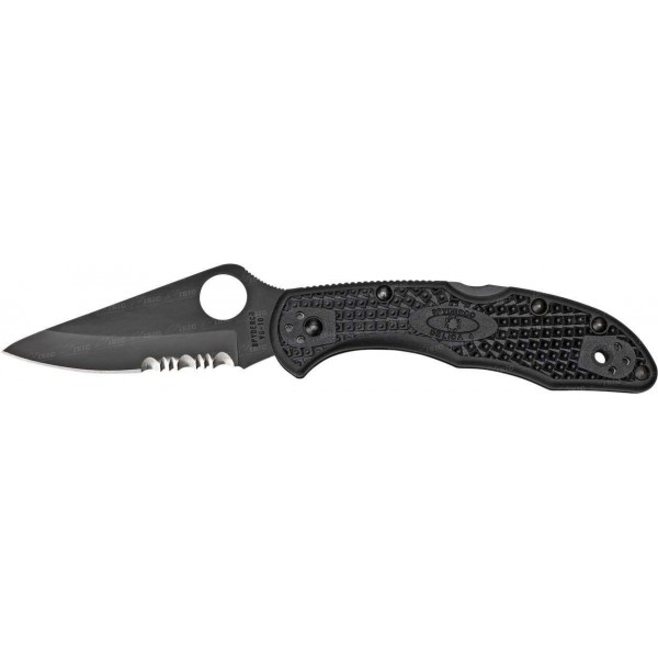 Нож Spyderco Delica4 Black Blade - 3308212
