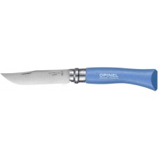 Нож Opinel №7 Inox лазурный (блистер)