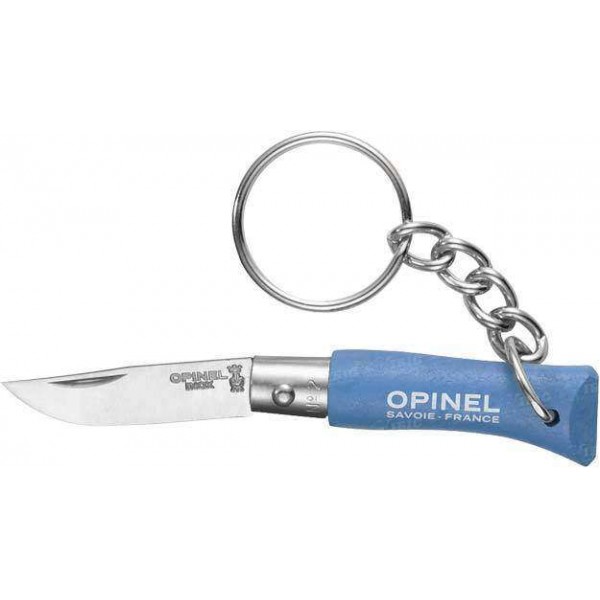 Ніж Opinel Keychain №2 Inox. Колір - блакитний - 3308297 Ніж Opinel Keychain №2 Inox. Колір - блакитний - 3308297
