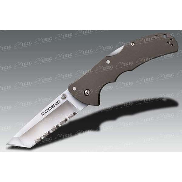 Нож Cold Steel Code 4 Tanto Point Serrated - 3308301