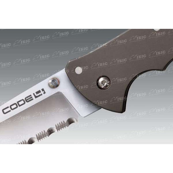 Нож Cold Steel Code 4 Tanto Point Serrated - 3308301
