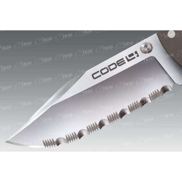 Нож Cold Steel Code 4 Clip Point Serrated - 3308304