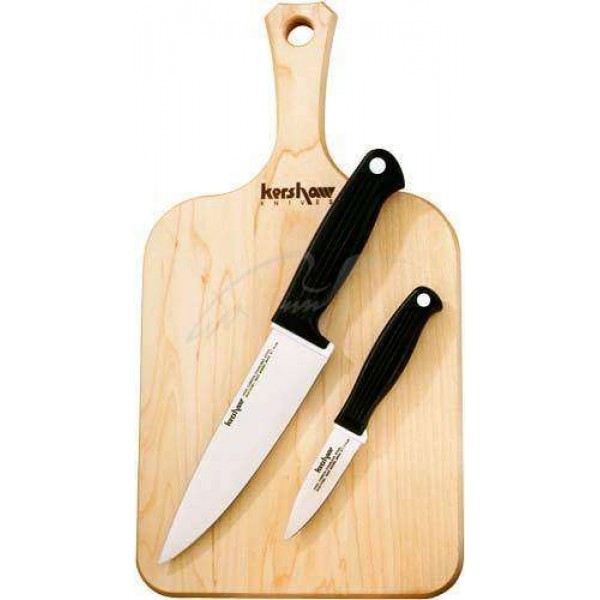 Набір ножів Kershaw Cutting Board Set (ножі Chef's і Paring + обробна дошка) - 3308408 Набір ножів Kershaw Cutting Board Set (ножі Chef's і Paring + обробна дошка) - 3308408