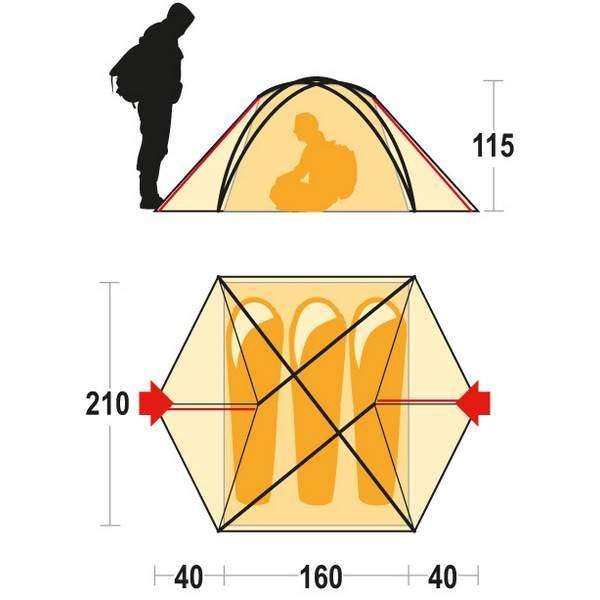 Палатка Ferrino Aerial 3 Olive Green - 3371993 Палатка Ferrino Aerial 3 Olive Green - 3371993