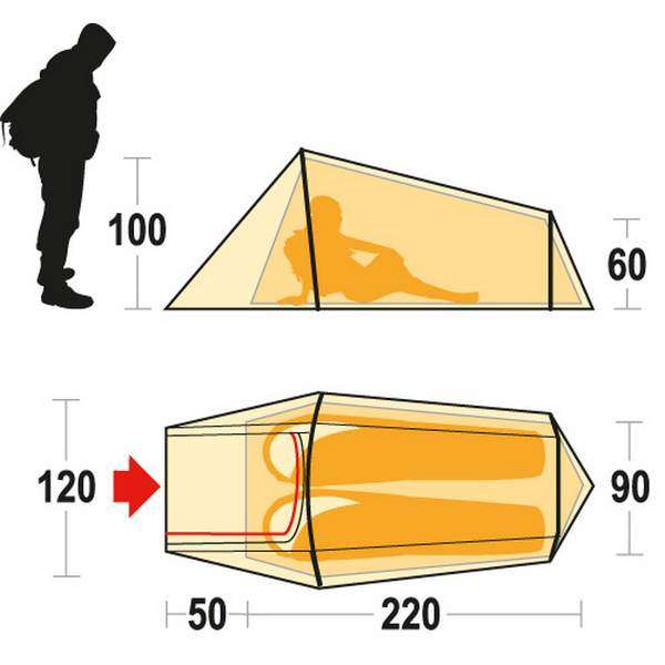 Палатка Ferrino Sling 2 Green - 3372016