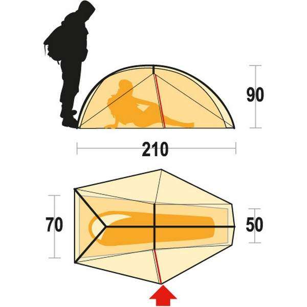 Палатка Ferrino Nemesi 1 (8000) Olive Green - 3372022