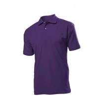Футболка поло фіолетова