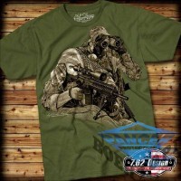 Футболка 7.62 Lightings Hand Military Green