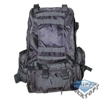 Рюкзак великий з підсумкими 1000D Black