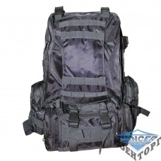 Рюкзак великий з підсумкими 1000D Black