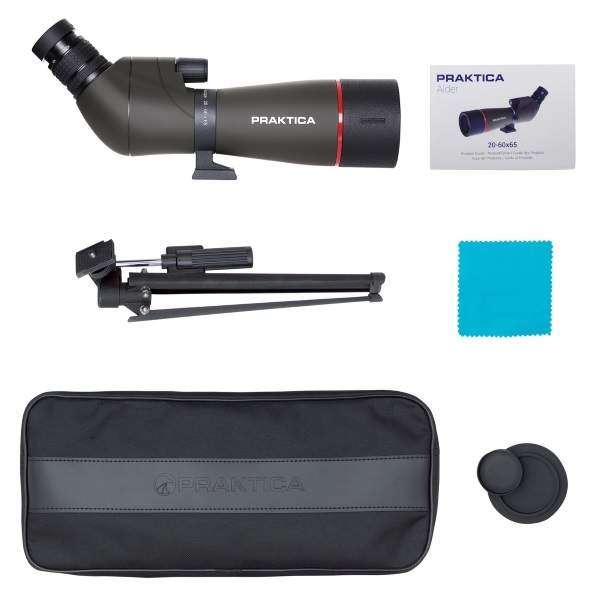 Подзорная труба Praktica Alder 20-60x65/45 WP+штатив - 3376040 Подзорная труба Praktica Alder 20-60x65/45 WP+штатив - 3376040
