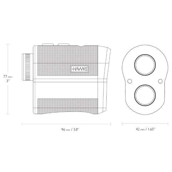 Лазерный дальномер Hawke LRF 400 Hunter - 3376075 Лазерный дальномер Hawke LRF 400 Hunter - 3376075