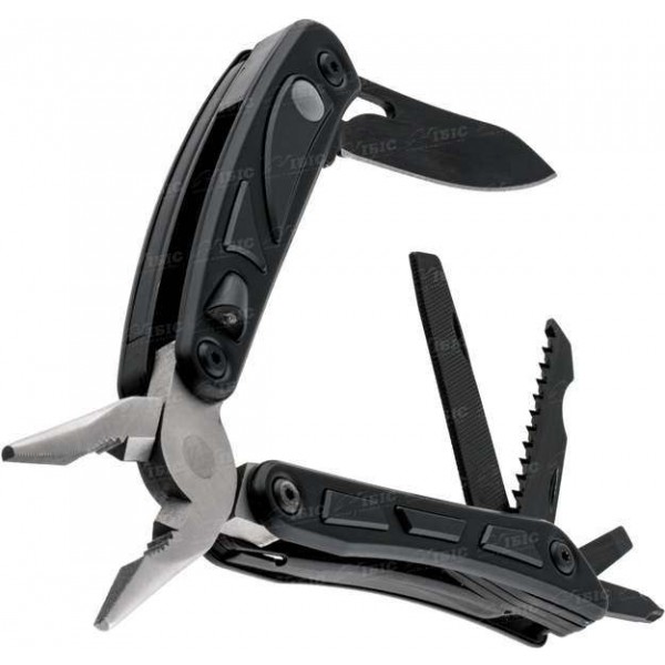 Мультиинструмент PARTNER H2086-1. 6 инструментов; 2 фонаря. Цвет - черный - 3376131 Мультиинструмент PARTNER H2086-1. 6 инструментов; 2 фонаря. Цвет - черный - 3376131