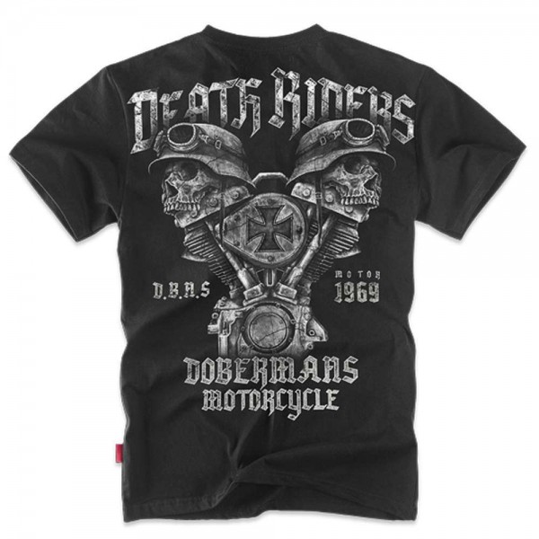 Футболка Dobermans Death Rider TS117BK - 3376552